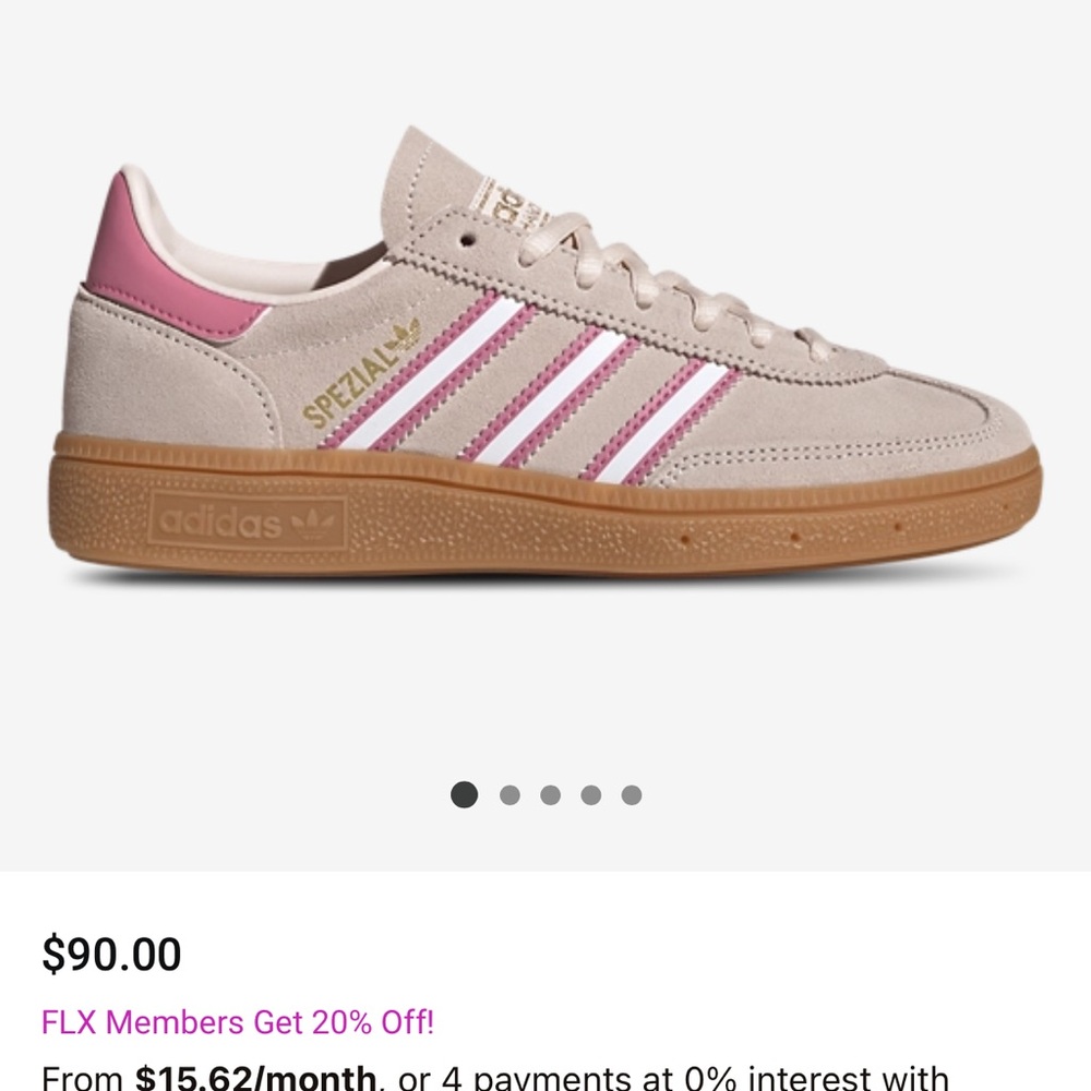 Adidas Spezial Sneakers in Pink and Beige